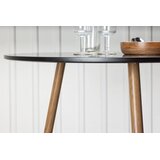 Venture Home Polar okrugli blagovaonski stol ⌀90 cm, crni | shoptok.hr