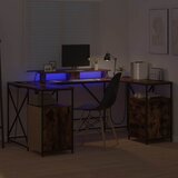  Stol Dimljeni hrast 182 x 101 x 87,5 cm Konstruirano drvo | shoptok.hr