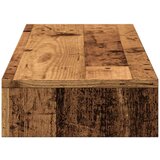 vidaXL Stojalo za zaslon starinski les 100x27x10 cm inženirski les | Shoptok.si