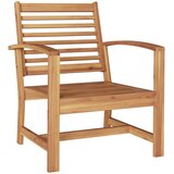 Stolica 2 Komad Smeđa i krem 65 x 60 x 76,5 cm Čvrsto teak drvo | shoptok.hr