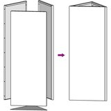  Vrtne sadilice 2kom trokutasta 50x43x75cm od nehrđajućeg čelika | shoptok.hr