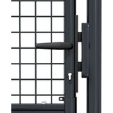  Mrežasta vrtna vrata od pocinčanog čelika 100 x 250 cm siva Cijene
