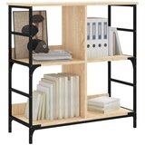 Polica za knjige boja hrasta 78,5x33x82 cm konstruirano drvo | shoptok.hr
