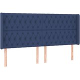  Krevet box spring s madracem LED plavi 200x200 cm od tkanine | shoptok.hr
