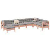  8-dijelni set vrtnih sofa s jastucima masivno drvo duglazije | shoptok.hr