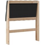  Tapecirani uzglavlje Tamno siva 80 cm Čvrsto borovo drvo | shoptok.hr
