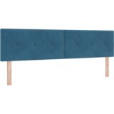  LED Uzglavlje S dugmićima Tamnoplava 90 cm Baršun | shoptok.hr