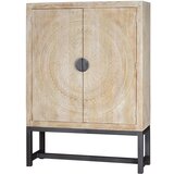 GINER Y COLOMER Omara iz mangovega lesa s staranimi belimi kovinskimi nogami, (22147541) | Shoptok.si