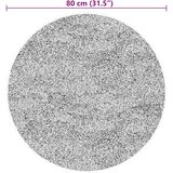  HUARTE kratkih vlakana mekani i perivi zeleni Ø 80 cm | shoptok.hr