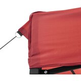 vidaXL Zložljivi pop-up šotor za zabave 4 stranice bordo | Shoptok.si