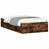Maison Chic Posteljni okvir - Enojna postelja - Postelja za odrasle dimljen hrast 100x200 cm-J8550, (21765967) | Shoptok.si