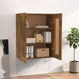 Viseći zidni ormarić boja dimljenog hrasta 69 5 x 32 5 x 90 cm | shoptok.hr