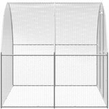  Zunanji kokošnjak 3x10x2 m pocinkano jeklo - - Srebrna - 76 - 3 x 10 x 2 m - 2025- | Shoptok.si