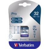 Verbatim SDHC Card Pro 32GB Class 10 UHS-I | shoptok.hr