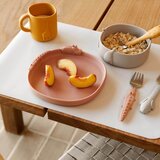 Liewood jedilni set iz silikona kine golden caramel mix | Shoptok.si