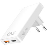 Logilink punjač USB AF, USB CF type C, PD 65W, slim, bela | Eponuda.com