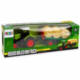 Remote Controlled RC Farm Tractor with Hay Bale Trailer and Lights 1:24 | Shoptok.si