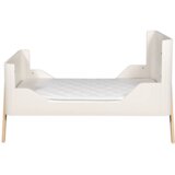 Troll nursery® otroška posteljica 2v1 torsten™ 70x140 white/wax | Shoptok.si