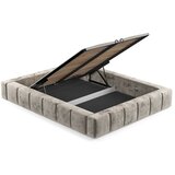 Maison de Rêve Bež tapecirani bračni krevet s prostorom za odlaganje s podnicom 180x200 cm Aruba L – | shoptok.hr