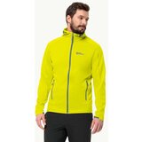 Jack Wolfskin muška jakna sa kapauljačom alpgrat, žuta Cene