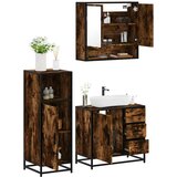 vidaXL 3-dijelni set kupaonskog namještaja boja hrasta drveni | shoptok.hr