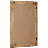  Kupaonsko ogledalo smeđe 50x70x3 cm Puno drvo Mango | shoptok.hr