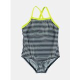 name it White-Blue Girls Striped One Piece Swimwear Felisia - Unisex Cene