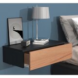 MID.YOU Nočna Omarica Usal M 60, Hrast, Črna | Shoptok.si