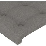  Uzglavlje tamnosivo 183 x 16 x 118/128 cm od tkanine | shoptok.hr