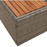  Dvosed na otvorenom s jastučićima sivi poli ratan | shoptok.hr