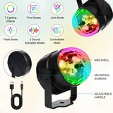 URAQT 2x LED disco krogla z daljincem in priseskom | Shoptok.si
