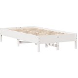 Okvir kreveta bez madraca bijeli 90 x 190 cm masivna borovina | shoptok.hr