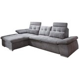 MID.YOU KOTNA SEDEŽNA GARNITURA, mikrovelur temno siva | Shoptok.si