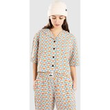 Quiksilver Dad Crop Fit Cotton Srajca brittany blue florever Cene