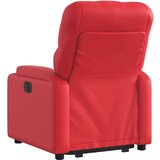 vidaXL Električni naslonjač na podizanje umjetna koža crveni | shoptok.hr