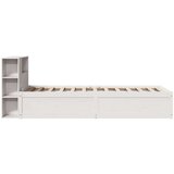 vidaXL Okvir kreveta bez madraca bijeli 90 x 200 cm masivna borovina | shoptok.hr