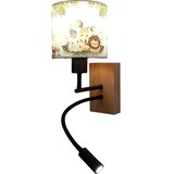  Brilagi-LED Flex lampa BOBO WOOD 1xE27/25W/230V + LED/3W hrast/crna/bela/zelena/džungla | Eponuda.com