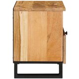  Noćni ormar 2 pcs Prirodna 40 x 33 x 46 cm Čvrsto drvo manga | shoptok.hr
