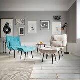 Bessagi Home počivalnik toma, svetlo siv, žamet | Shoptok.si