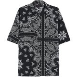 Bershka Srajca črna / bela | Shoptok.si