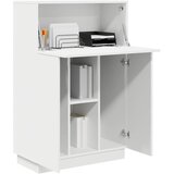  Stol s policom Bijelo 71.5 x 31.5 x 106.5 cm Konstruirano drvo | shoptok.hr
