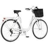 Venssini bicikl fashion grace 28" alu 21" v-brake 6 brzina 167-192cm (l/xl) beli 1282113 | Eponuda.com