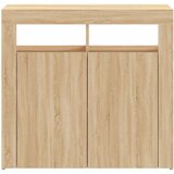  Komoda z LED lučkami sonoma hrast 80x35x75 cm, (20621176) | Shoptok.si