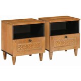  Noćni ormar Svijetlosmeđa 40 x 33 x 46 cm Konstruirano drvo | shoptok.hr