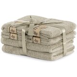 Restilo Set od 2 bež velika ručnika i 4 mala ručnika DecoKing Bamby Beige | shoptok.hr
