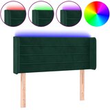  LED uzglavlje tamnozeleno 103x16x78/88 cm baršunasto | Eponuda.com