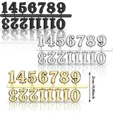 Številčnica za uro DIY - zlata, srebrna, črna - v škatli, (5000246643)