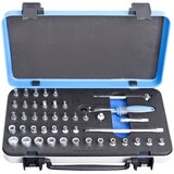 Unior Ključevi nasadni i nastavci, prihvat 1/4", u metalnoj kutiji 44 615150 | Eponuda.com