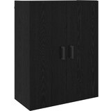 vidaXL Highboard Crni hrast 69.5 x 34 x 180 cm Konstruirano drvo Cijene