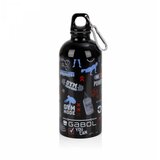 Gabol Aluminijumska boca za vodu 7x21 cm 600ml-0,12 kg Training crna 16ADG234948B u
